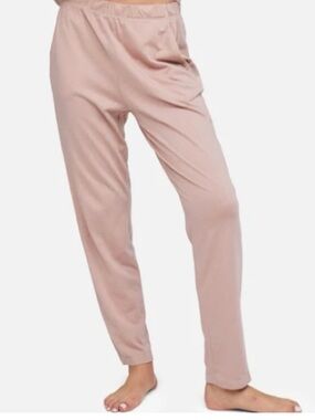 LIKE NEW! MATE The Label Organic Women's Soft Jogger Pants Blush Pink Sz XS
